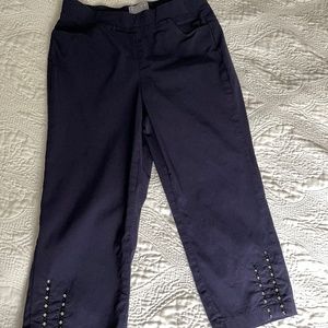 Capris with rhinestone details